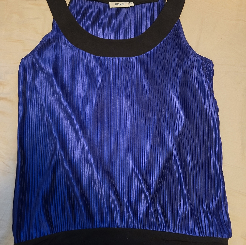 Ricki's Royal Blue and Black Tank Top